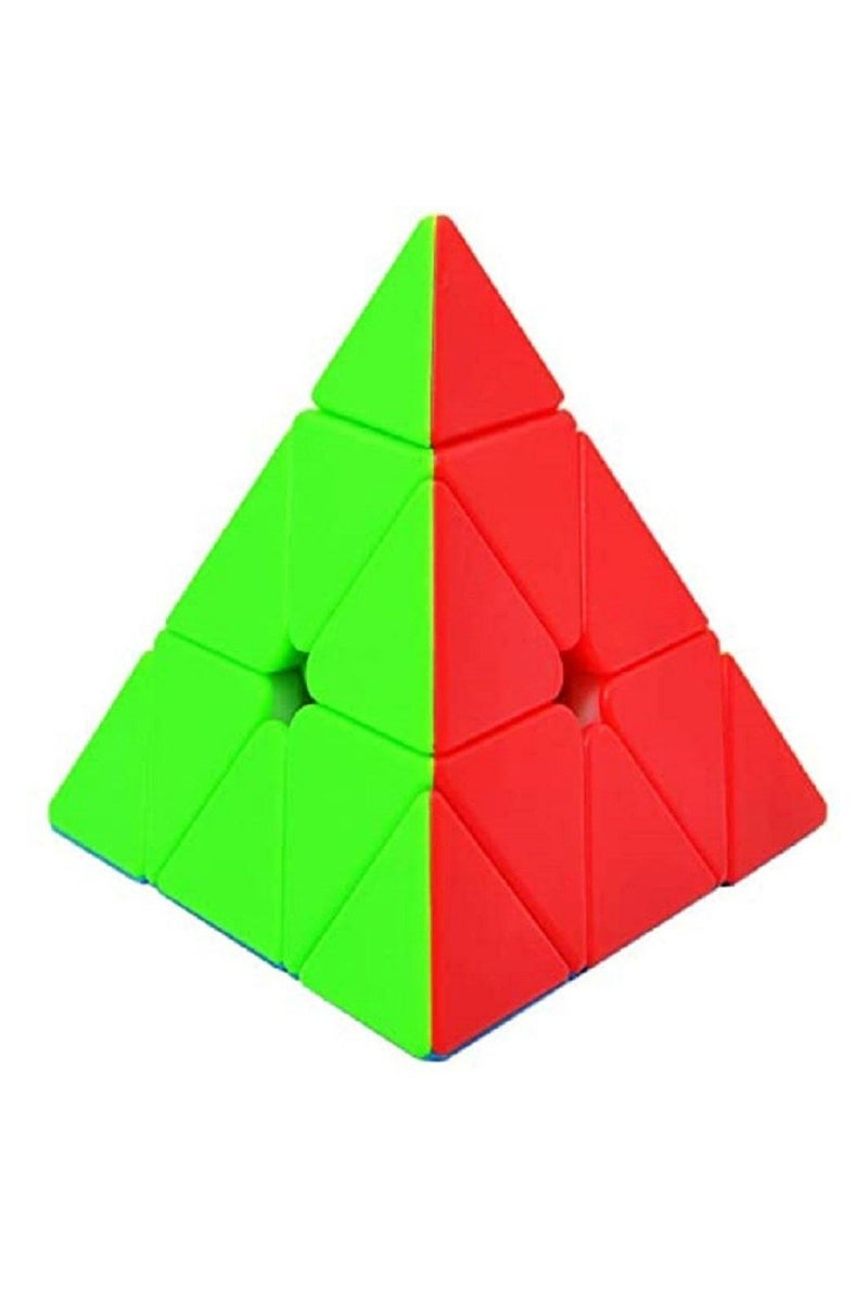 مكعب السرعة مويو بيرامينكس من كيوبسكول بدون ملصقات للأطفال والكبار لتخفيف التوتر - Image 2