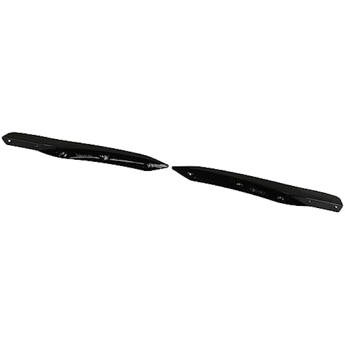 Brilluxa Front Bumper Spoiler, Glossy Black Lip Splitter, Replacement for Benz CLA Class C118 AMG Line CLA45 - Image 5