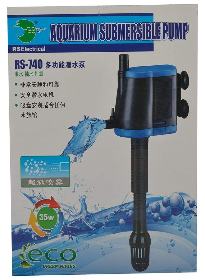 AQUALYF Pets RS Electrical Aquarium Submersible Water Pump (RS-740) - Image 1