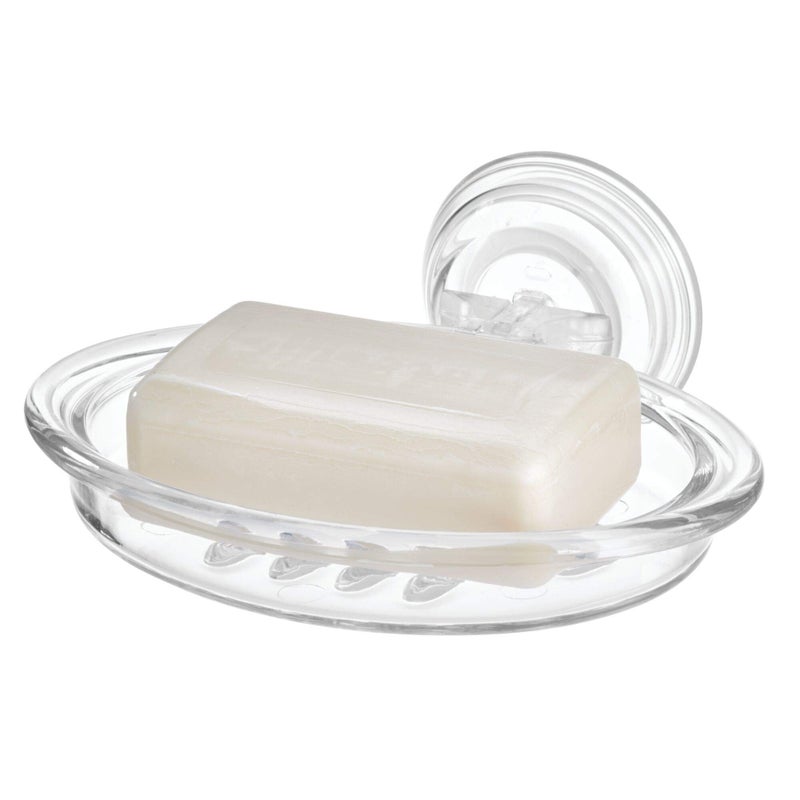 InterDesign Power Lock Suction Soap Holder Clear