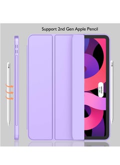 MIGOFAST IPad Air 11 Inch Case M2 2024  iPad Air 5th/4th Generation Case 2022/2020 10.9 Inch with Pencil Holder, Trifold Stand Smart Case  Purple  - Image 3