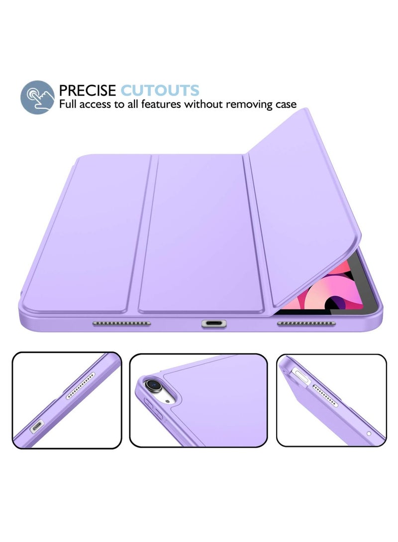 MIGOFAST IPad Air 11 Inch Case M2 2024  iPad Air 5th/4th Generation Case 2022/2020 10.9 Inch with Pencil Holder, Trifold Stand Smart Case  Purple - Image 4