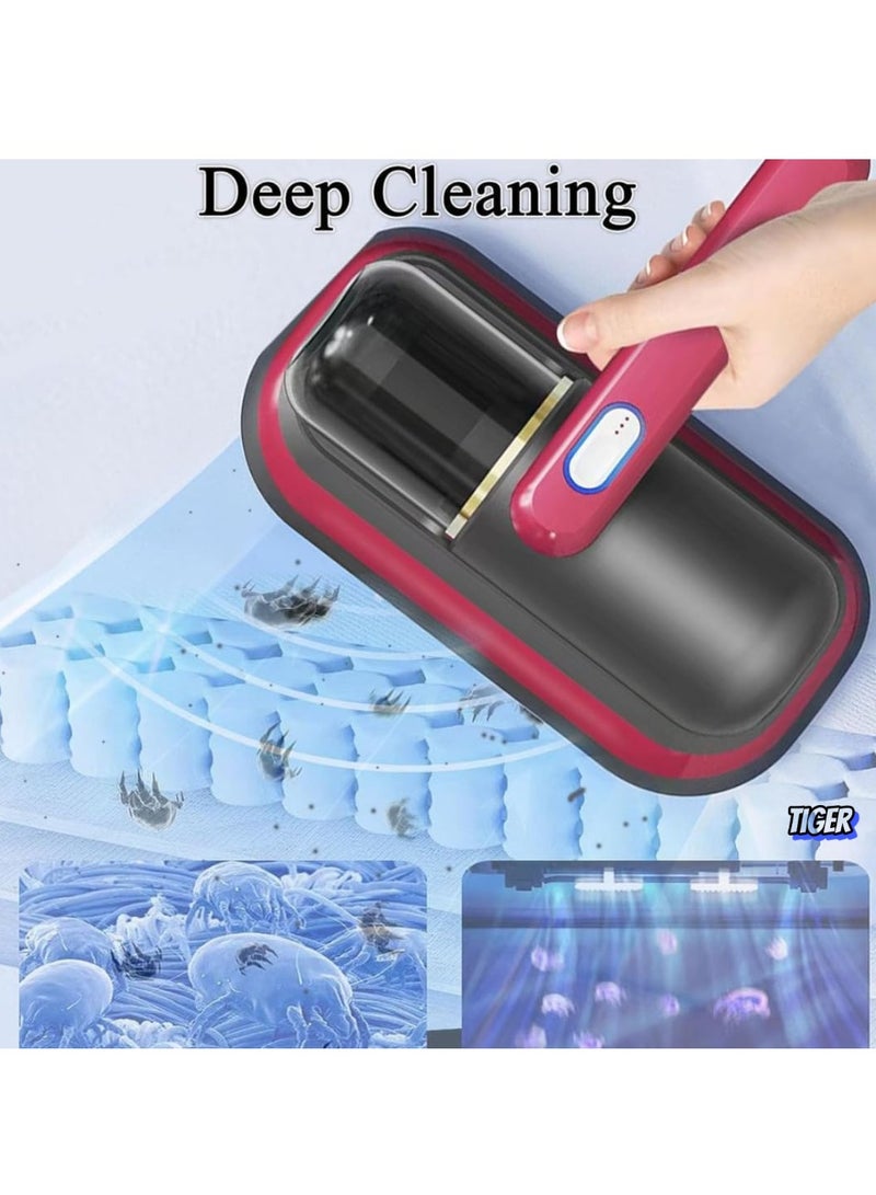 TIGER Bed Vacuum Cleaner – Upgraded Cordless UV Handheld Vacuum for Deep Cleaning Bedding, Sofas, Carpets, and Fabric Surfaces – Powerful Suction, UV Sterilization, Portable, and Lightweight Design  - Image 2