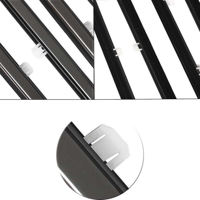 SEBLAFF 4PCS Car Weatherstrip Window Moulding Trim Seal Belt Chrome Replacement for TSX Sedan 2009-2014 Not Suitable for Travel Models - Image 5