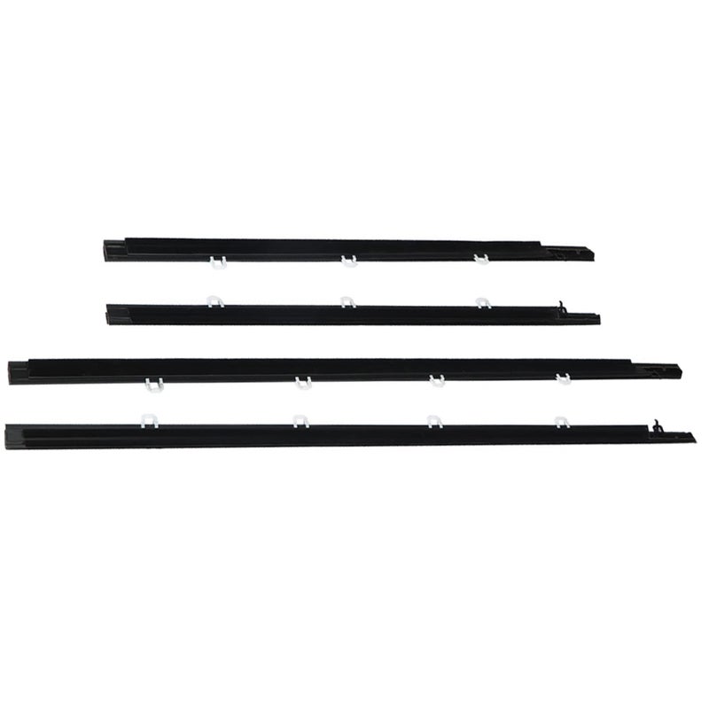 SEBLAFF 4PCS Car Weatherstrip Window Moulding Trim Seal Belt Chrome Replacement for TSX Sedan 2009-2014 Not Suitable for Travel Models - Image 3