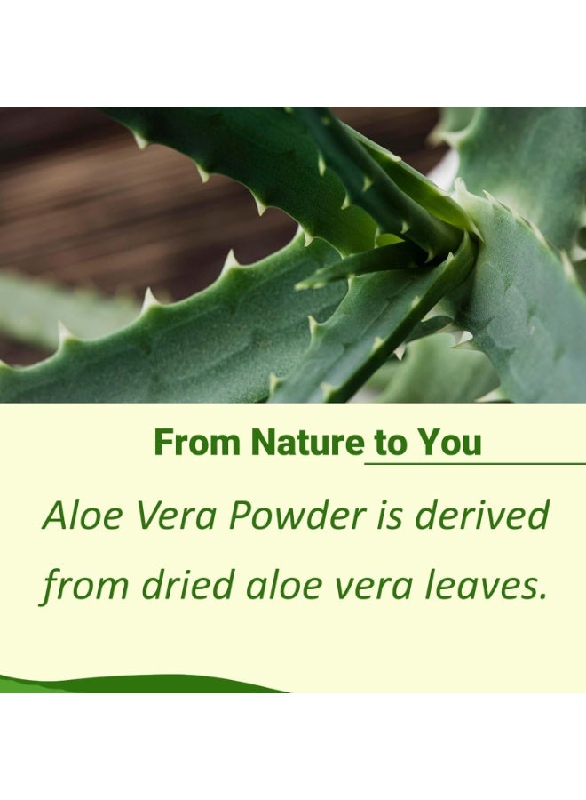 Mi Nature 100% Aloe Vera Powder (Aloe Barbadenis) 227g (8 oz)| Pure Aloe Vera Leaf Powder | DIY for Skin, Health & Hair - Image 3