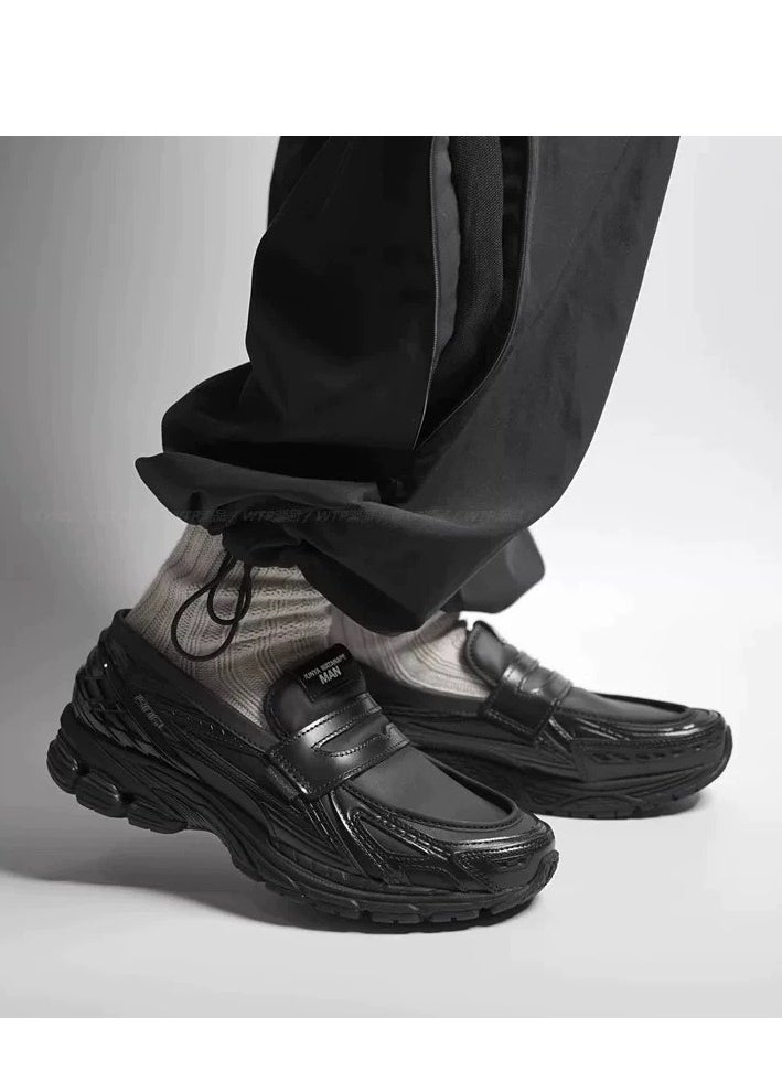 New Balance 1906L Vintage Casual Loafers/Slip-on Athlesiure Shoes Black For Women/Men/Students  - Image 5