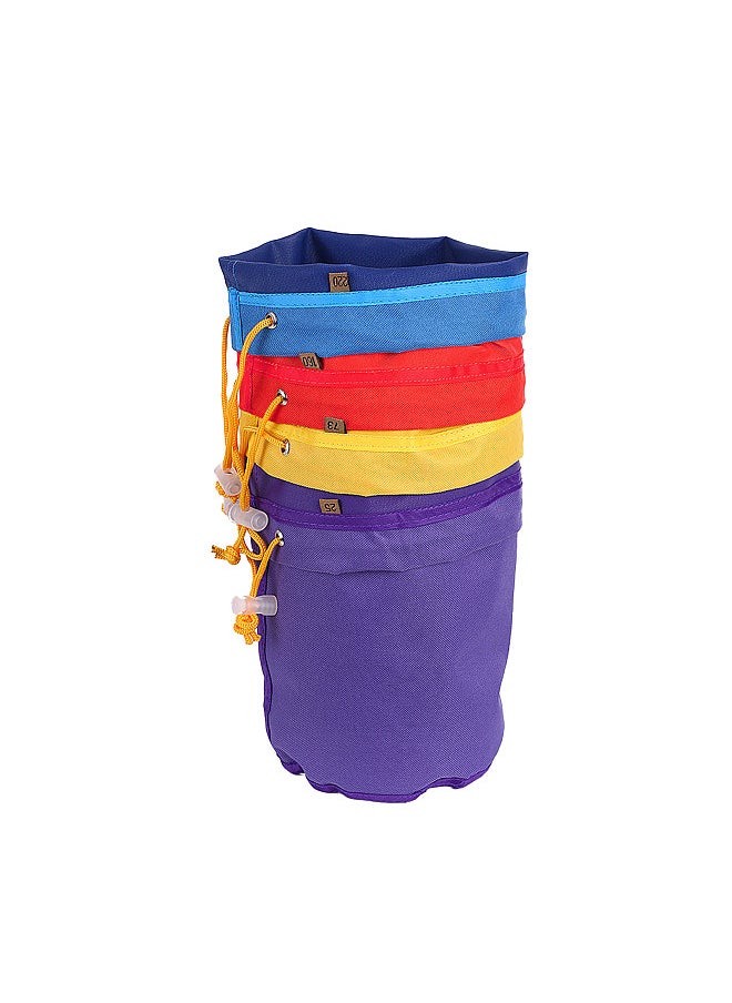 Generic - 4pcs/set 1 Gallon Mesh Bag Bubble Bag Herbal Ice Essence Extractor Kit Set of 4pcs Micron Bag Drawstring Bags Extraction Bags with Pressing Screen and Carrying Bag - Image 1