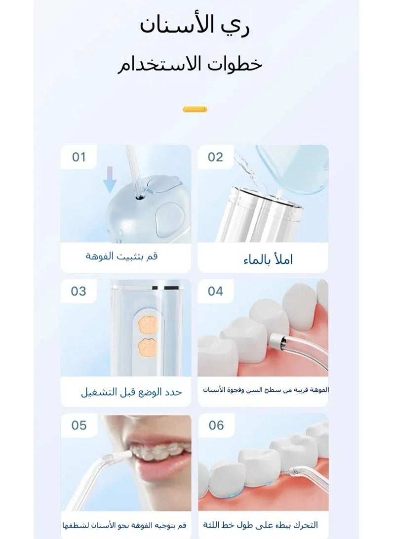 general New Children's Oral Irrigator Home Portable Dental Scaler Oral Care Cleaning Electric Dental Appliance Set - Image 3