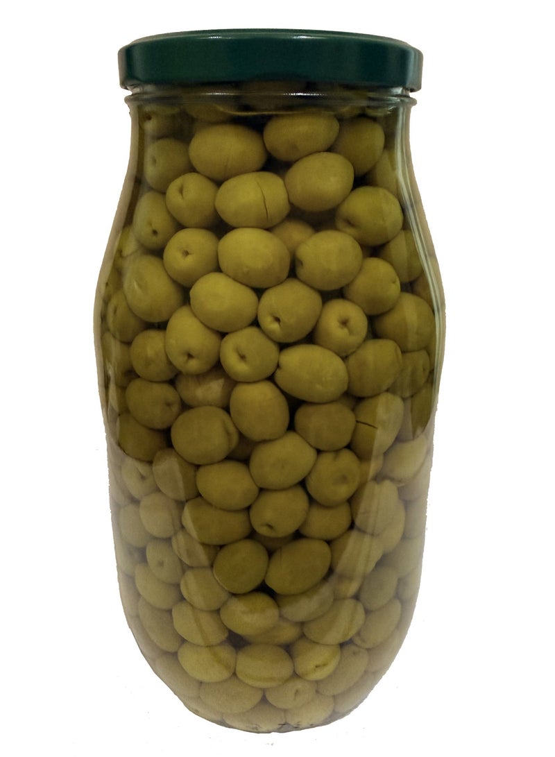 SAIFAN Green olives with pits in brine 2000 grs | Lebanon - Image 2