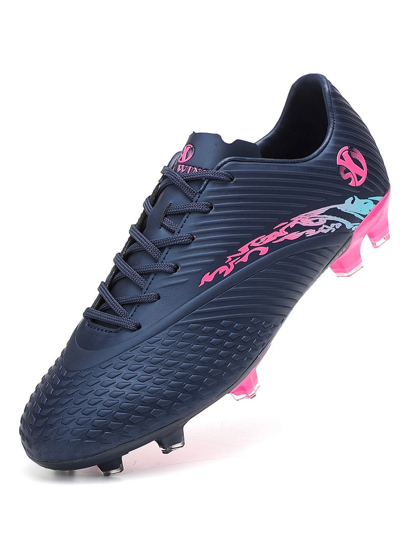 Sky View Children's Firm Ground Soccer Shoes boys girls Spikes FG sole cleats indoor Outdoor Football Anti-slip Spikes Lightweight Breathable Baseball  Football  - Image 1