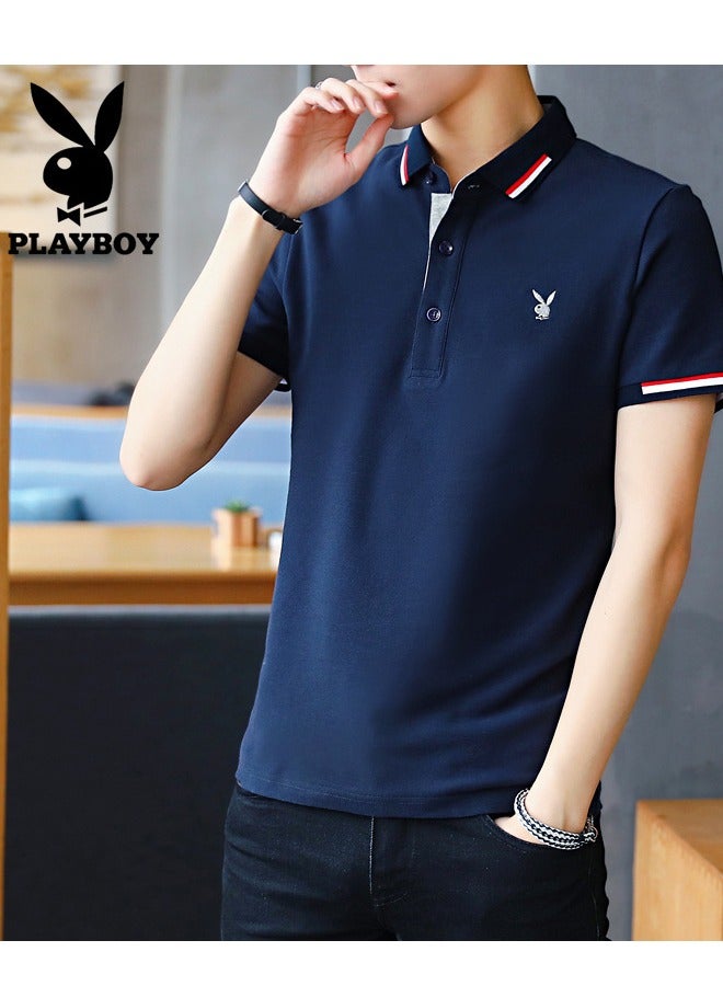PLAYBOY Fashion Men's Slim Fitting Polo Shirt 