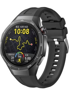 Coolacs Huawei Watch GT5 Pro 46MM Compatible Band Soft Flexible Silicone Design Strap Band  - Image 1