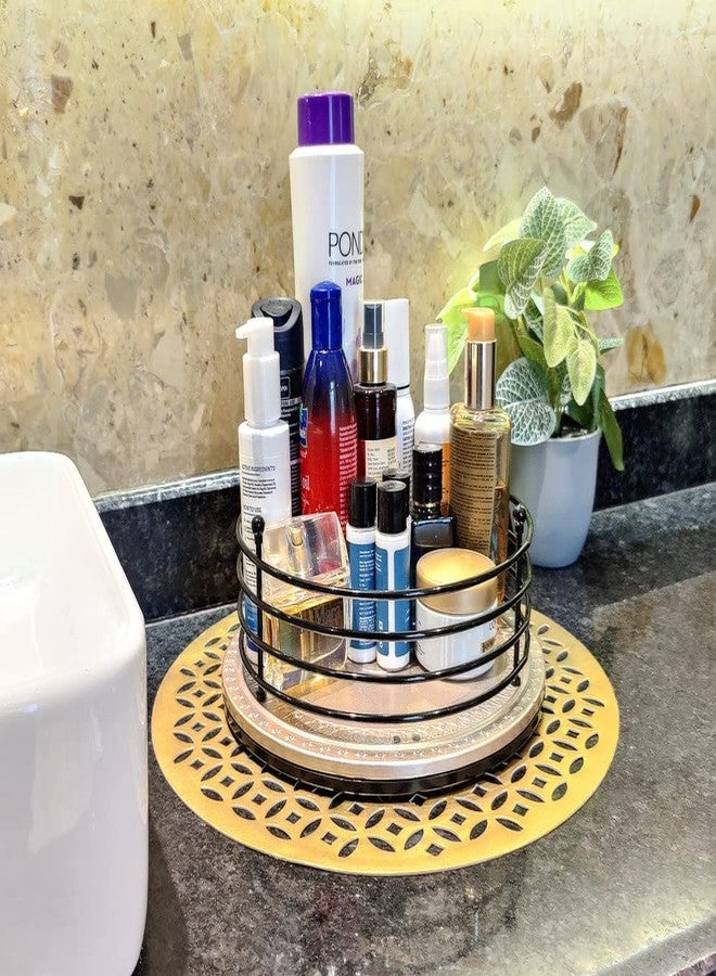appeasy Multi-Purpose 360° Rotating Kitchen Organizer Tray-10.5" (Rose Gold) - Image 3
