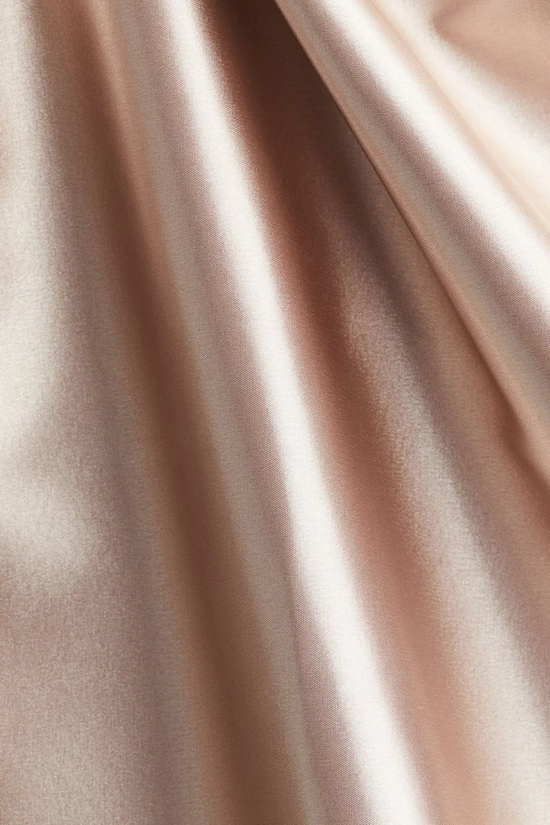 H&M Satin bandeau dress