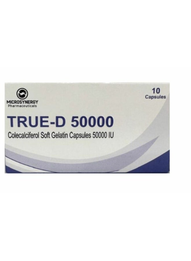 True D 50000 Iu Softgel Caps 10S