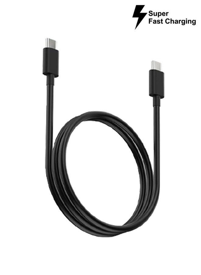 Power Adapter 65W Compatible with Samsung Galaxy S24 Ultra with two Type C port and Cable