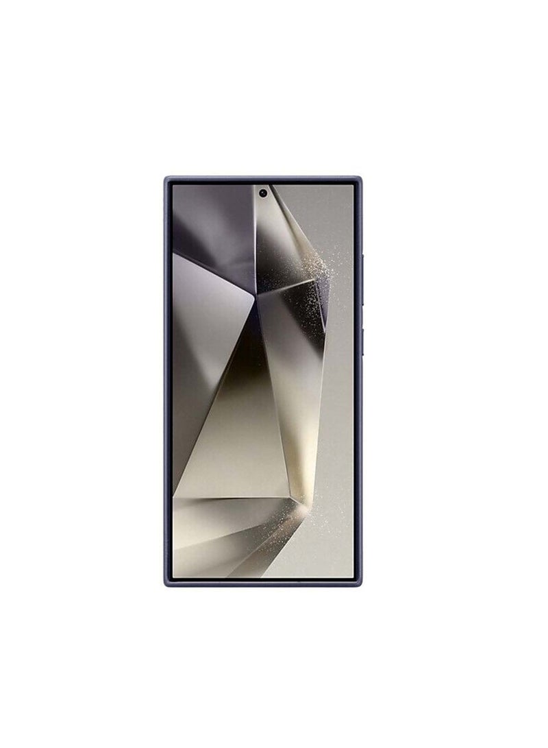 Techie غطاء خلفي أنيق فاخر مزين بالألماس والخرز لهاتف سامسونج جالاكسي S24 ألترا - رمادي - Image 5