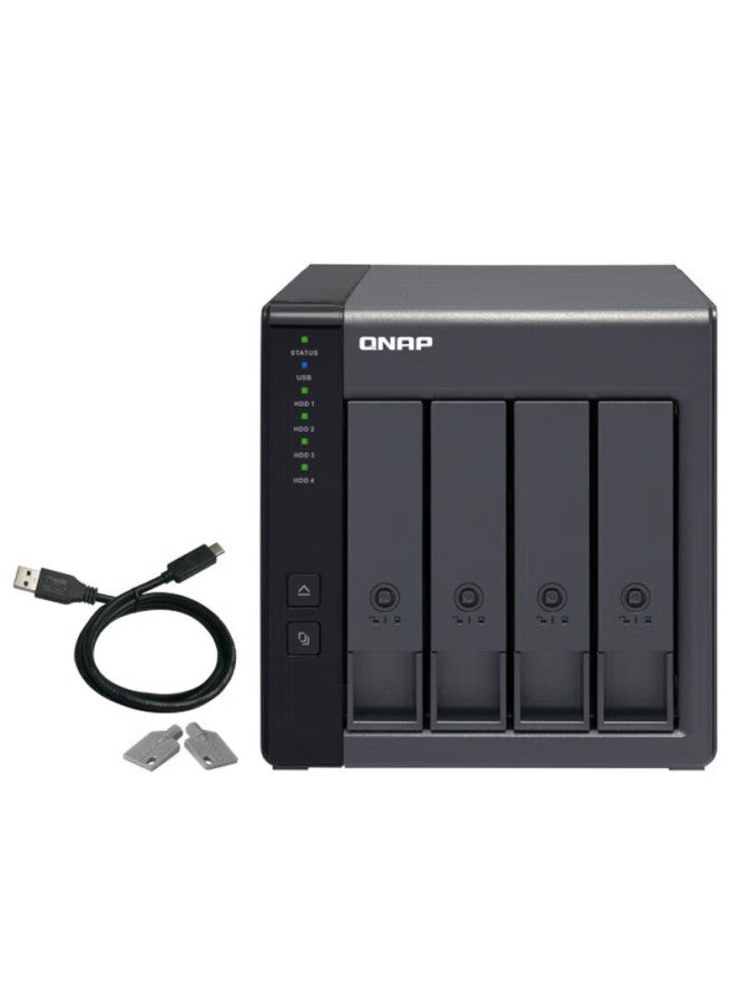 Qnap Tr-004 4-bay Type-c Nas Expansion Enclosure - Image 1