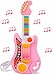 PerKidern Kids Guitar Electric Toddler Baby Music Toys for Ages 24 with Piano Mode Strap and Lights Child Musical Instruments Ideal for 2 Year Old Girls Boys Birthday - Image 4