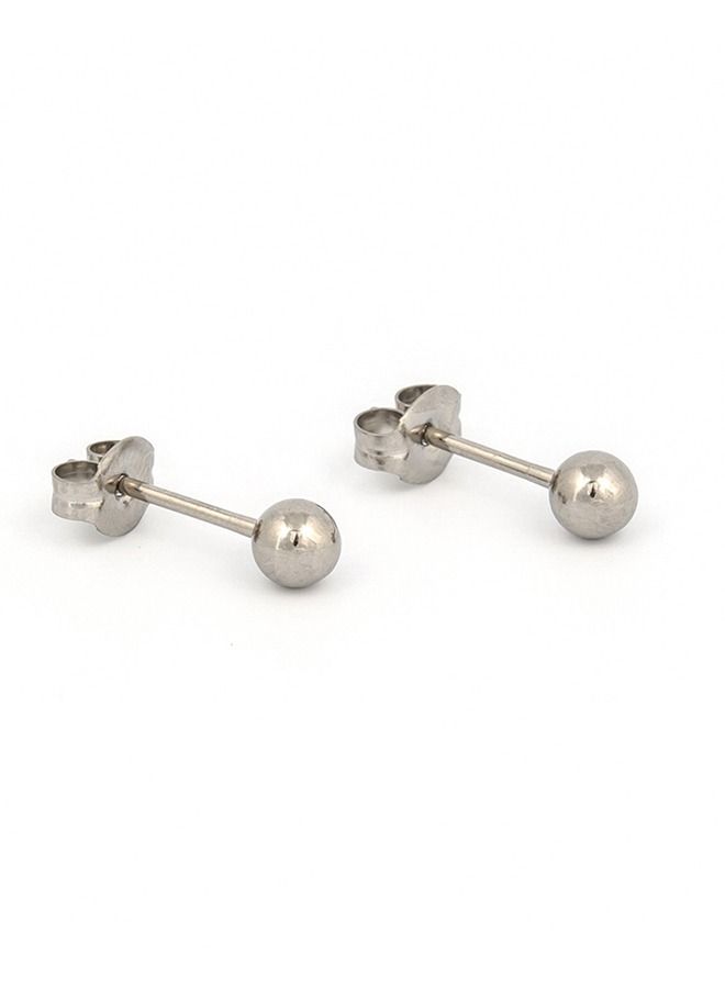 Studex 4MM Ball Allergy-Free Stainless Steel Ear Studs - Image 2