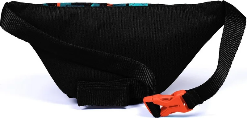 CORAL HIGH Kids Black Nefti Race Car Patterned Waist Bag 11517