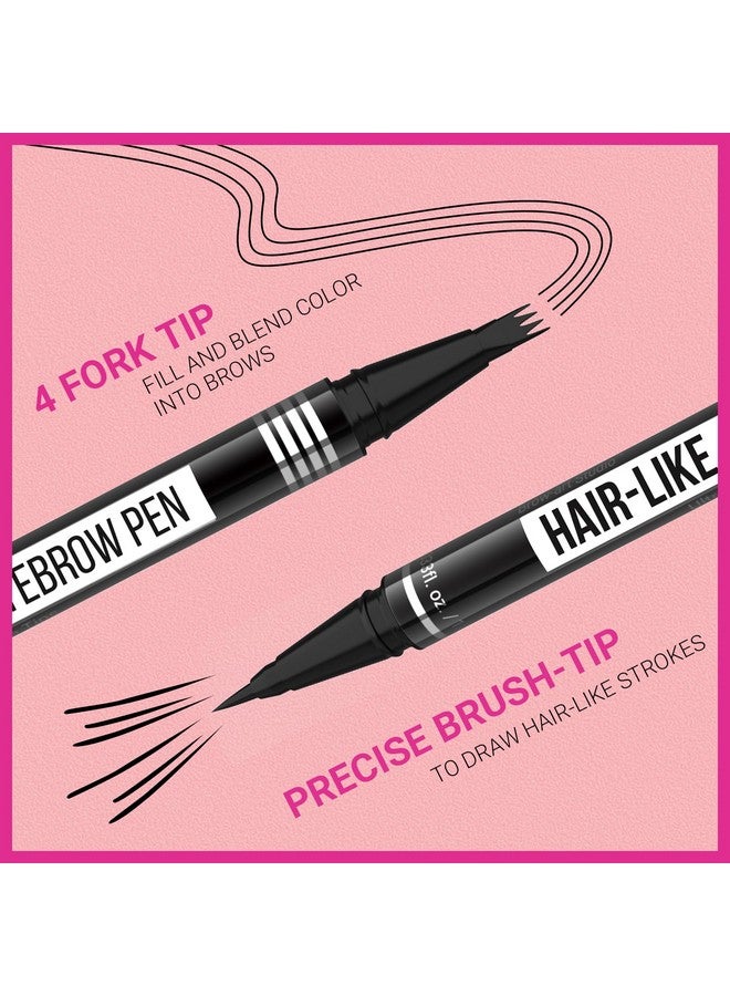 iMethod Microblading Eyebrow Pen - Eyebrow Pencil Magical 2-in-1 Dual-Ended Eye Brow Pencils for Women with 4-Fork-Tip & Precise Brush-Tip Create Natural Hair-Like Brows, Last All-Day, Grey - Image 3