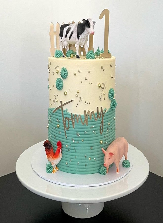 Xcake Lcook Rooster Hen Silicone Fondant Mold, Farm Animal Cattle Pig Chocolate Baking Molds for Cake Decoration Candy Sugar Craft Gum Paste Clay Resin - Image 4