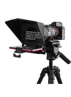 Bestview Smartphone/Tablet/DSLR Camera Teleprompter Prompter with Remote Control Lens Adapters Cleaning Cloth Supports Wide Angle Lens for Stage Speech Live Streaming Online Video Vlog  - Image 1