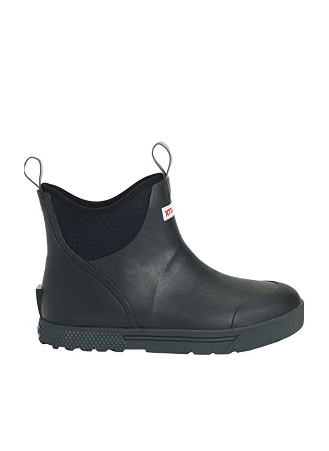 Xtratuf Men's Wheelhouse 6 Inch Ankle Deck Boot, Black, Size 9 - Image 1