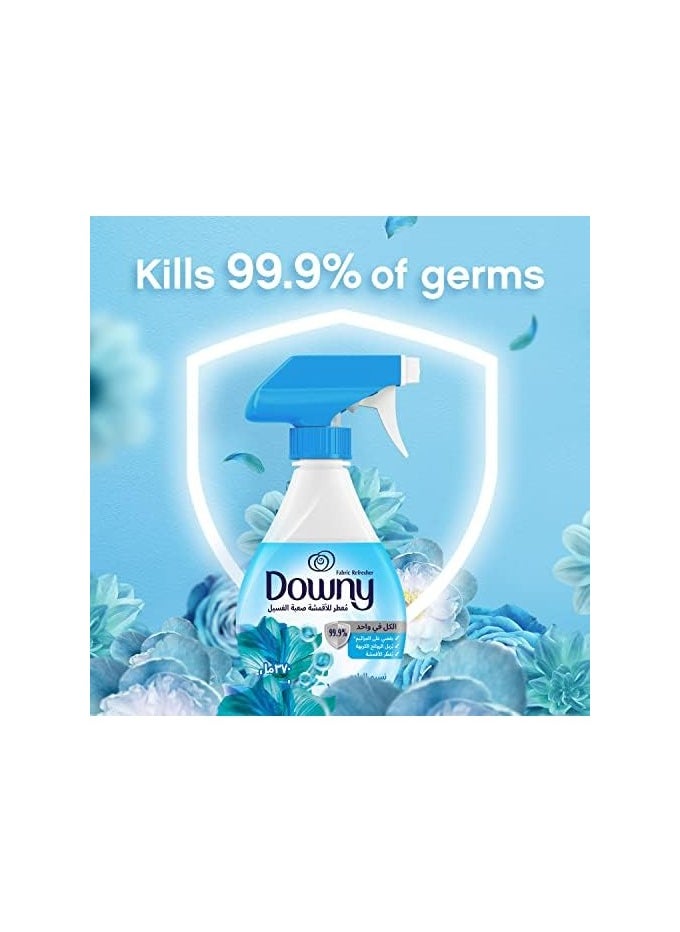 Downy - Downy Fabric Refresher, Valley Dew, Antibacterial, Virus Removal Spray, 370 ml Spray Bottle - Image 1