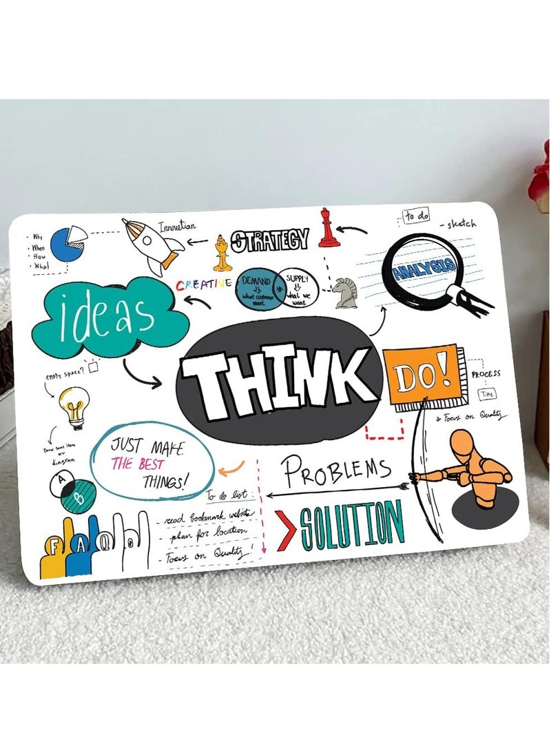 RYN Creative Thoughts Motivational Quotes Scratch-Free Vinyl ( Grayback Vinyl) Laptop Skin/Sticker for 15.6inch/14inch Laptops [Size -10x15inches,  - Image 1