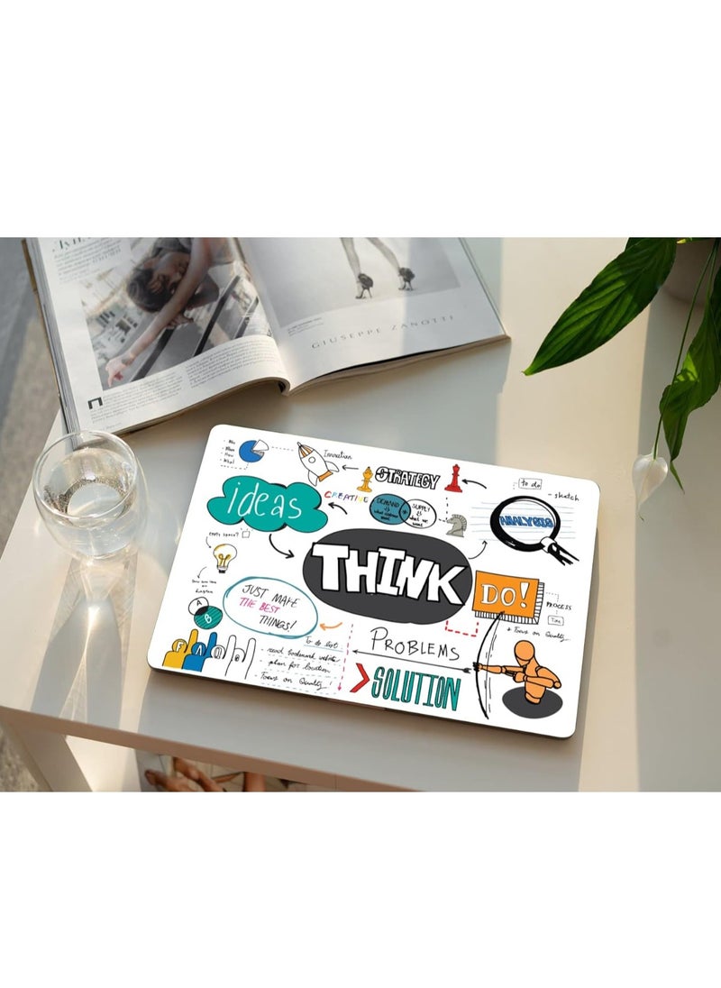 RYN Creative Thoughts Motivational Quotes Scratch-Free Vinyl ( Grayback Vinyl) Laptop Skin/Sticker for 15.6inch/14inch Laptops [Size -10x15inches,  - Image 2