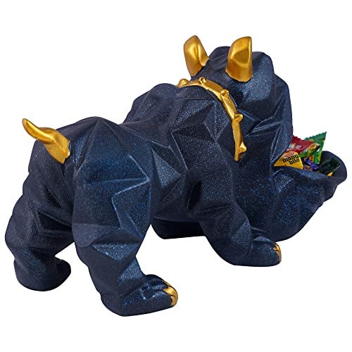 ZART Bulldog Design Storage Holder Showpiece for Home Decorative Item, Animal Figurines for Home Shelves Decor Showpiece (6 inch Size, Black),, Resin - Image 5