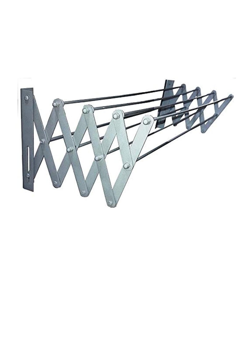 Folding clothes rack, suitable for small spaces 100 cm gray metal - pzsku/Z172342C67BBF9A363256Z/45/_/1707920511/99c15707-269c-4add-96ec-4b721f2014fb