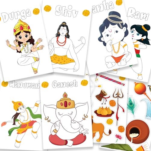 Ambiyaa The Little Gods Colouring and Activity Booklet - Image 2