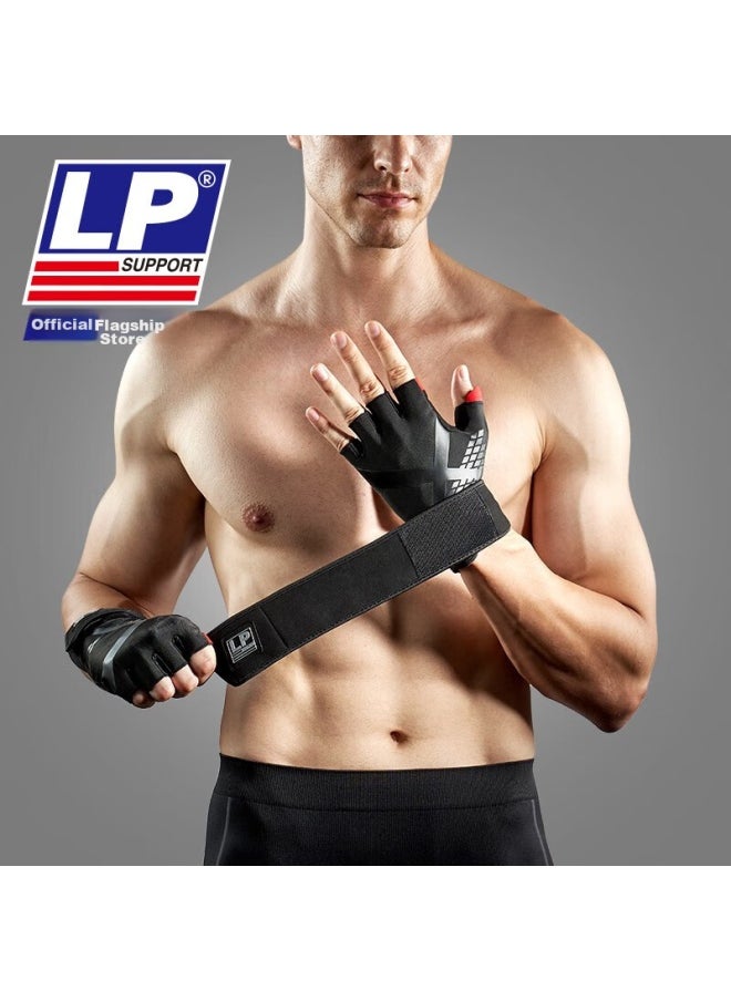 LP Lpft9104 Fitness Gloves For Men And Women, Cycling Anti-callus Training Wrist Reinforced Strap Version, Pair, M  - Image 4