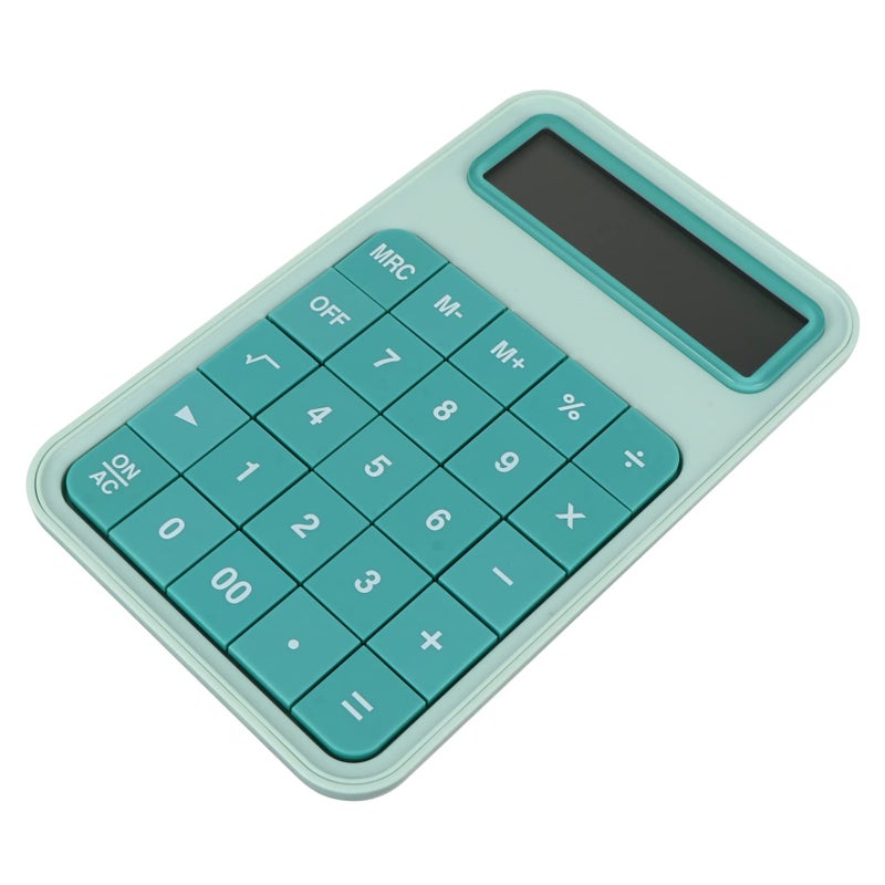 Large LCD Display Calculator for School Office Practical Green Color Lightweight Efficient - Image 2