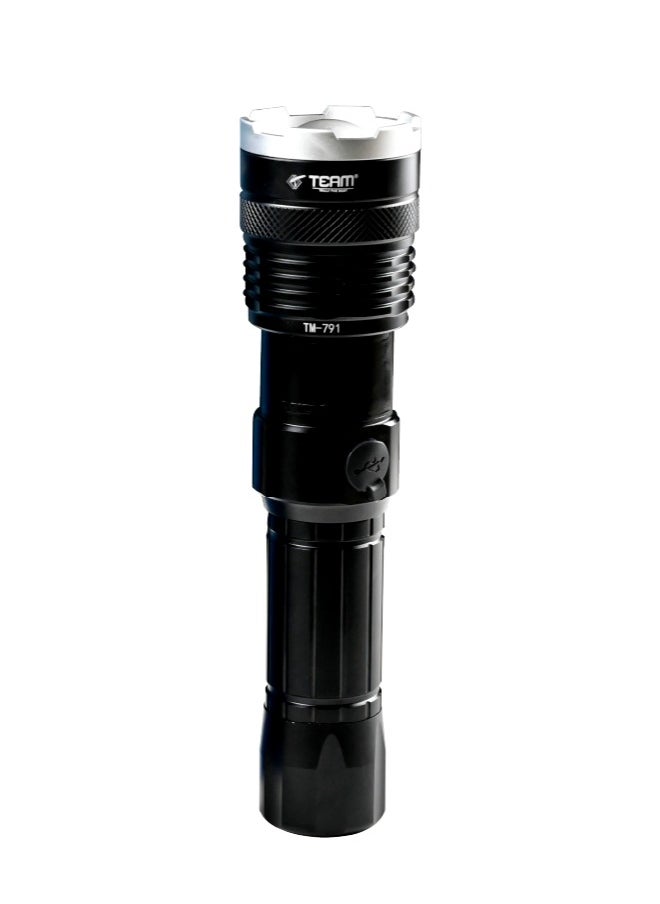 TEAM TEAM LED Flashlight | LED Torch | Portable LED Torch | Travel-Friendly Torch | Portable Torch.  - Image 1