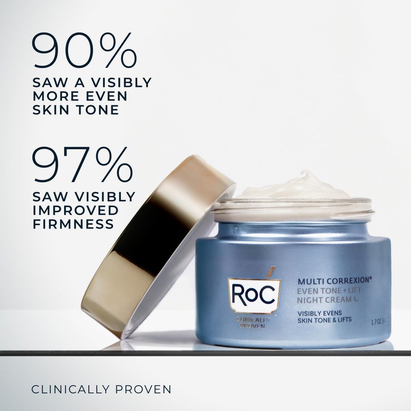 RoC Multi Correxion 5 in 1 Restoring, Anti Aging Night Cream for Face with Hexinol, 1.7 Ounces (Packaging May Vary) - Image 3