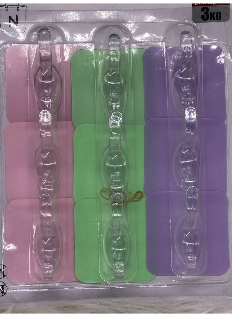 طقم هوك دبل 9 قطعة الوان - Image 5