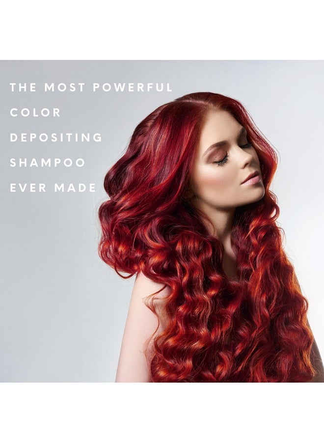 Watercolors - Atercolors Color Depositing Sulfatefree Shampoo Maintains & Enhances Haircolor Hair Dye Maintenance Wash Classic Crimson Splash 8.5 Fl Oz (Pack Of 2) - Image 1