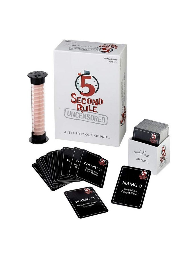 5 Second Rule 5 Second Rule Uncensored - Fun Card Game for Game Night with Friends - for Ages 17 and Up  - Image 3