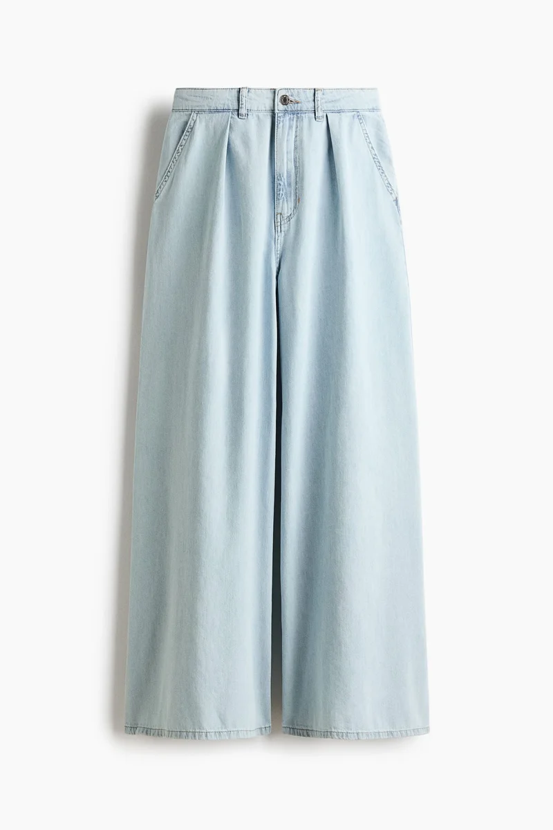 H&M  Super Wide Regular Waist Jeans for Women | Best Price UAE