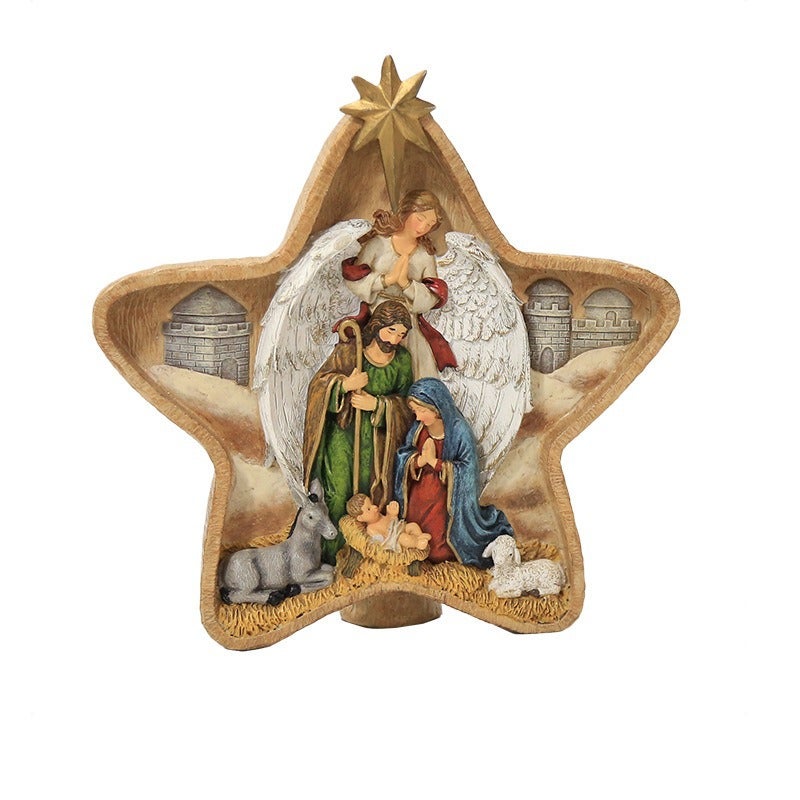 Christmas Resin Figure Decoration - Image 1
