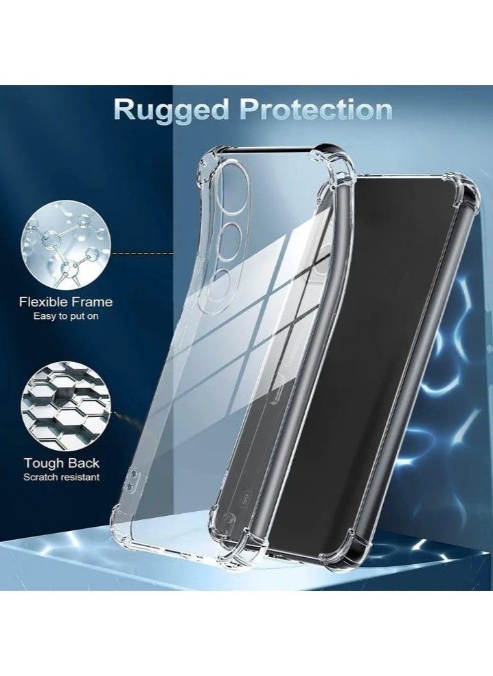 Generic Case for VIVO V50 Lite 5G Clear TPU Four Corners Protective Cover Transparent Soft funda  - Image 4