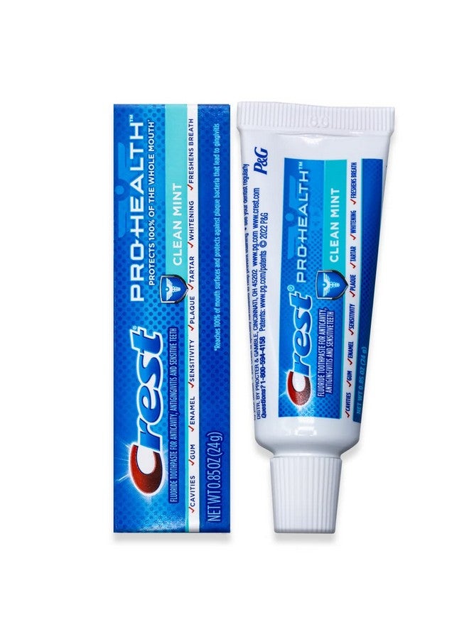 Crest 037000995609 Pro-Health Clean Mint Toothpaste, Smooth Formula 0.85 Oz, Travel Size, (24 Pack) - Image 3