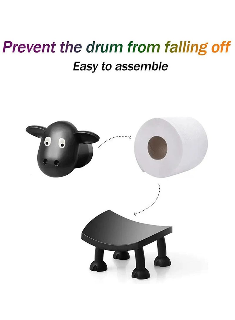 1 PCS Sheep Toilet Paper Holder, Toilet Paper Holder, Bathroom Accessories Decoration, Paper Roll Holder Fun Tissue Storage ，Hilarious Tissue Paper poll Storage  - Image 4