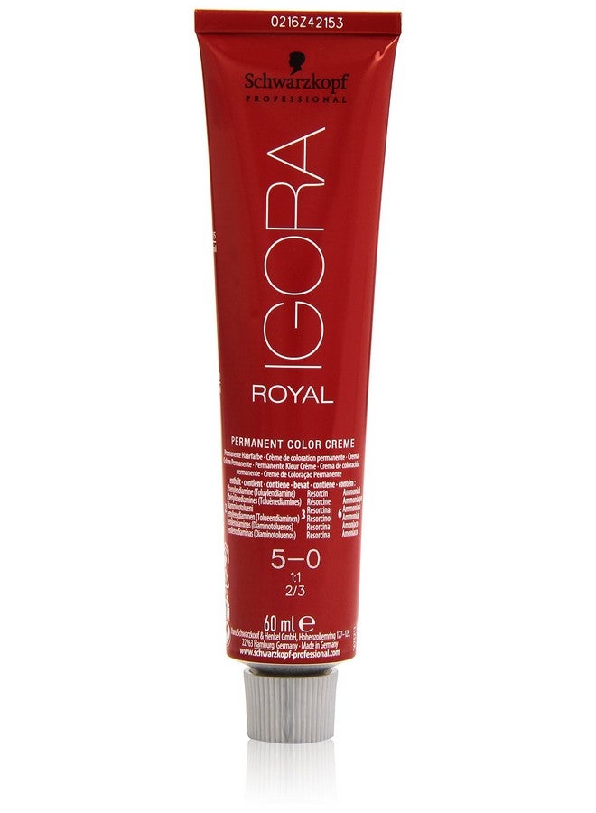 Schwarzkopf Igora Royal 50 Light Brown Natural 60Ml By Schwarzkopf - Image 1