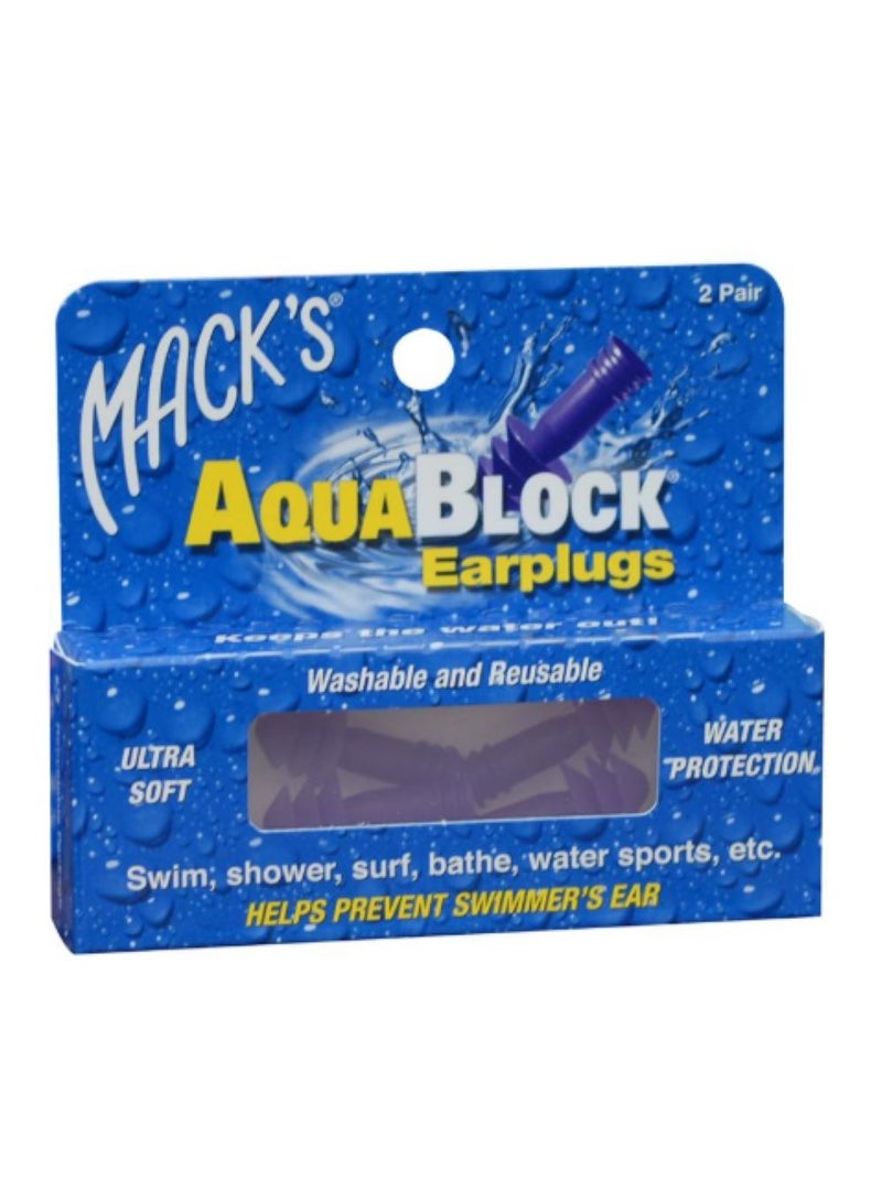 Mack's Mack's Aqua Block Ear Plugs 2Pair 